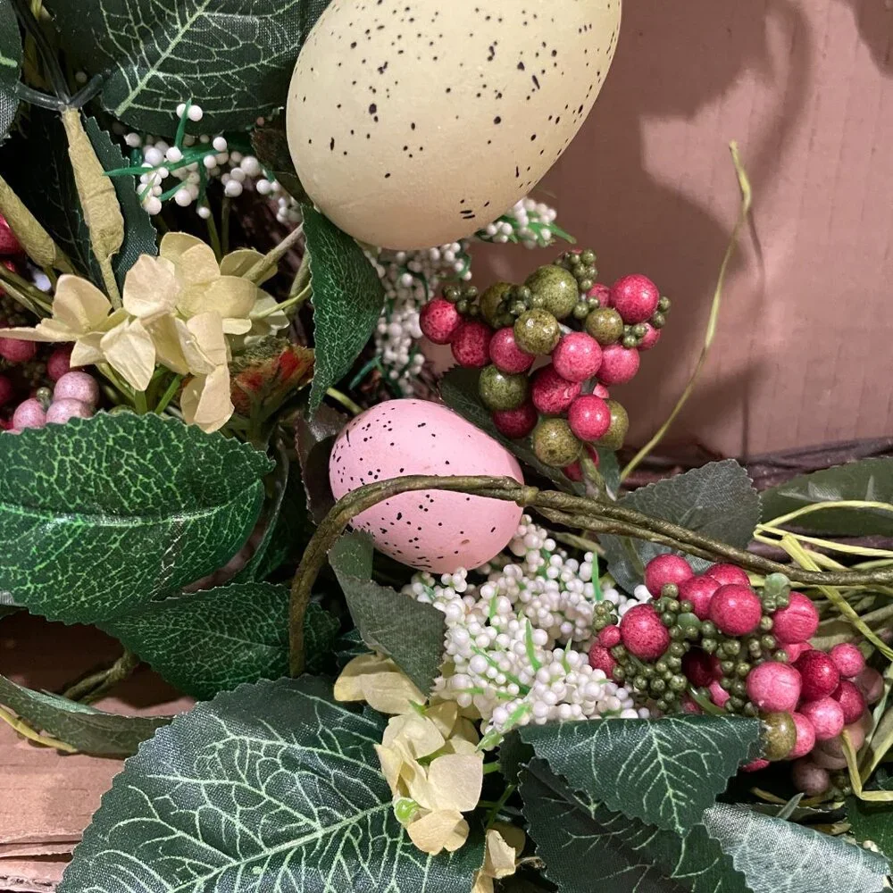 New Lillian Vernon Easter Egg Berry Wreath